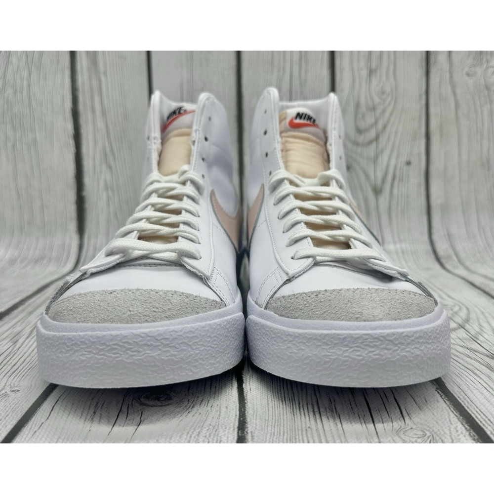 Nike Women's Blazer Mid '77 Vintage White Pink Oxford Size 12 CZ1055‑118 - Picture 5 of 7